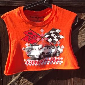 Corvette crop top